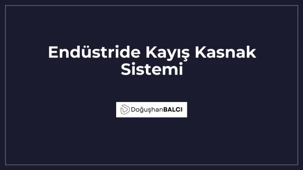 Endüstride Kayış Kasnak Sistemi