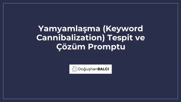 Yamyamlaşma (Keyword Cannibalization) Tespit ve Çözüm Promptu