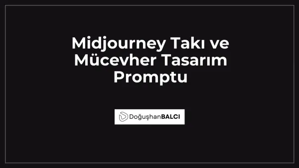 Midjourney Takı ve Mücevher Tasarım Promptu