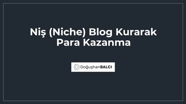 Niş (Niche) Blog Kurarak Para Kazanma