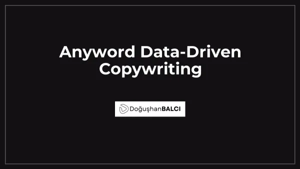 Anyword Data-Driven Copywriting