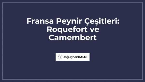 Fransa Peynir Çeşitleri: Roquefort ve Camembert