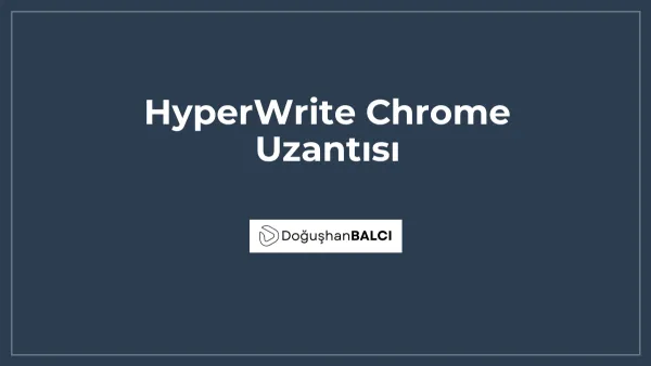 HyperWrite Chrome Uzantısı