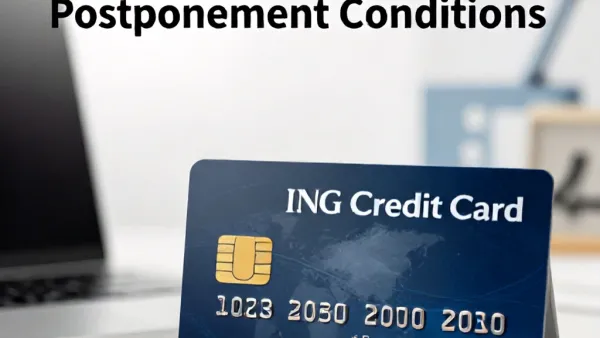 ING Kredi Kartı Ekstre Borcu Erteleme Şartları