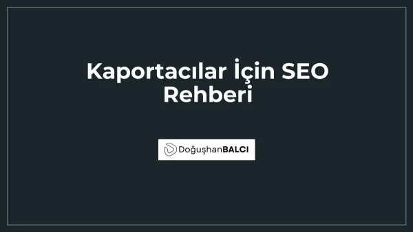Kaportacılar İçin SEO Rehberi
