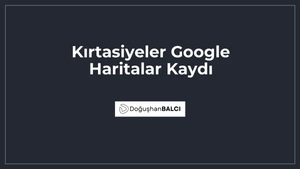 Kırtasiyeler Google Haritalar Kaydı