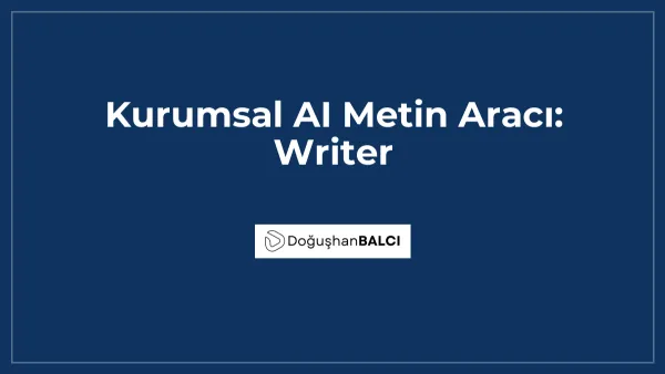 Kurumsal AI Metin Aracı: Writer
