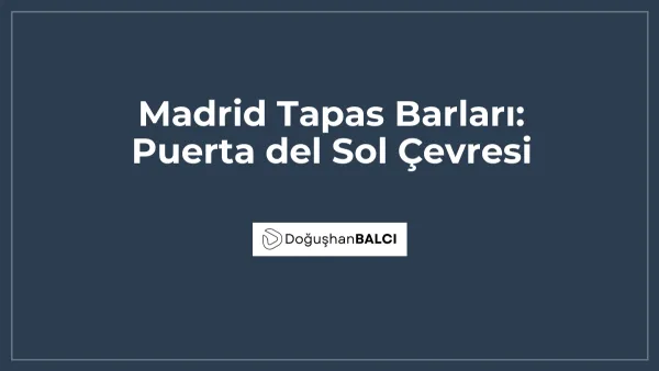 Madrid Tapas Barları: Puerta del Sol Çevresi