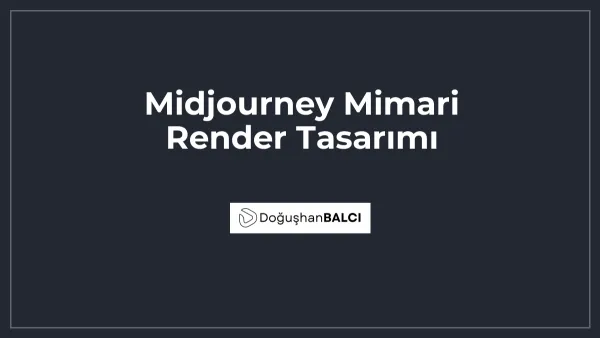 Midjourney Mimari Render Tasarımı