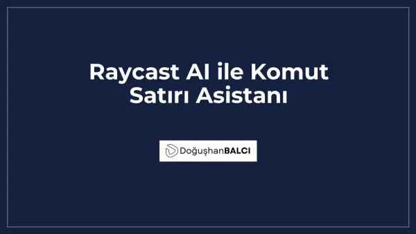 Raycast AI ile Komut Satırı Asistanı