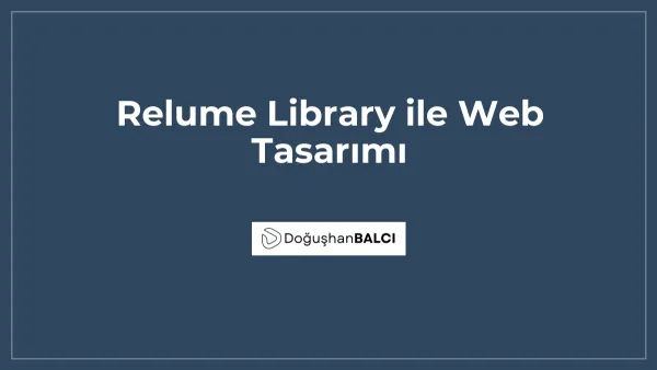 Relume Library ile Web Tasarımı