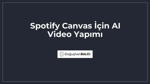 Spotify Canvas İçin AI Video Yapımı