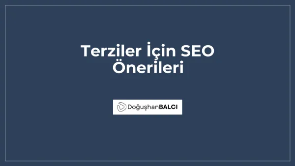 Terziler İçin SEO Önerileri