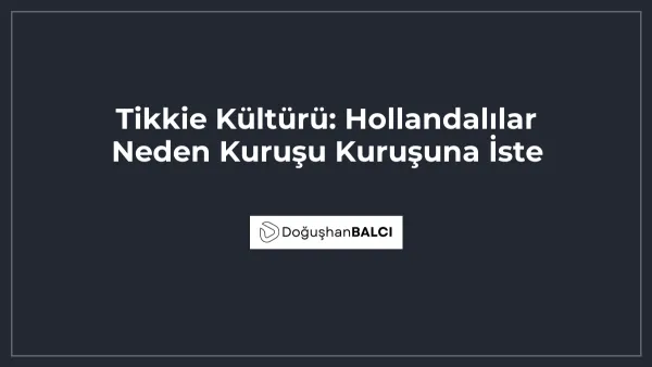 Tikkie Kültürü: Hollandalılar Neden Kuruşu Kuruşuna İste