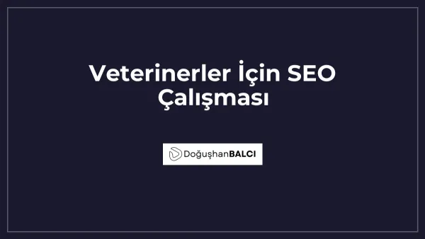 Veterinerler İçin SEO Çalışması