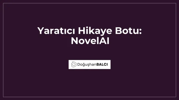 Yaratıcı Hikaye Botu: NovelAI