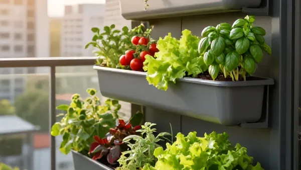 Balkon Sebzeciliği Dikey Saksı Kurulum Listesi