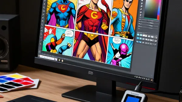 Çizgi Roman İçin Grafik Monitör Kalibrasyon List