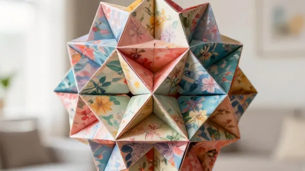 Origami Kusudama Çiçek Topu Yapımı Görev Listesi