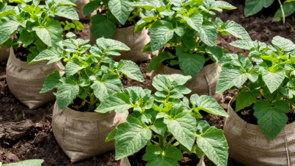 Patates Yetiştirme Çuvalda Patates Kontrol Listesi
