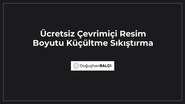 Ücretsiz Çevrimiçi Resim Boyutu Küçültme Sıkıştırma