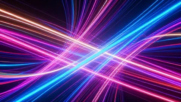 Ücretsiz Çizgisel Light Streak Efektli Hazır Video