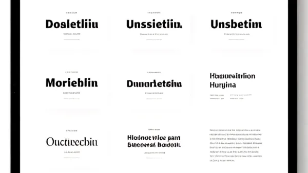 UI UX Tasarımı İçin Ücretsiz Tipografi Matrisi