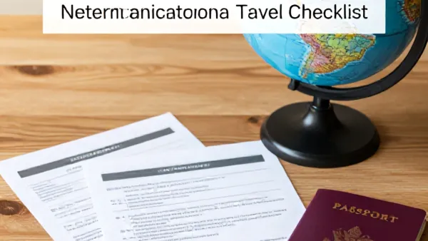 Yurtdışı Seyahat Sigortası Yaptırırken Checklist